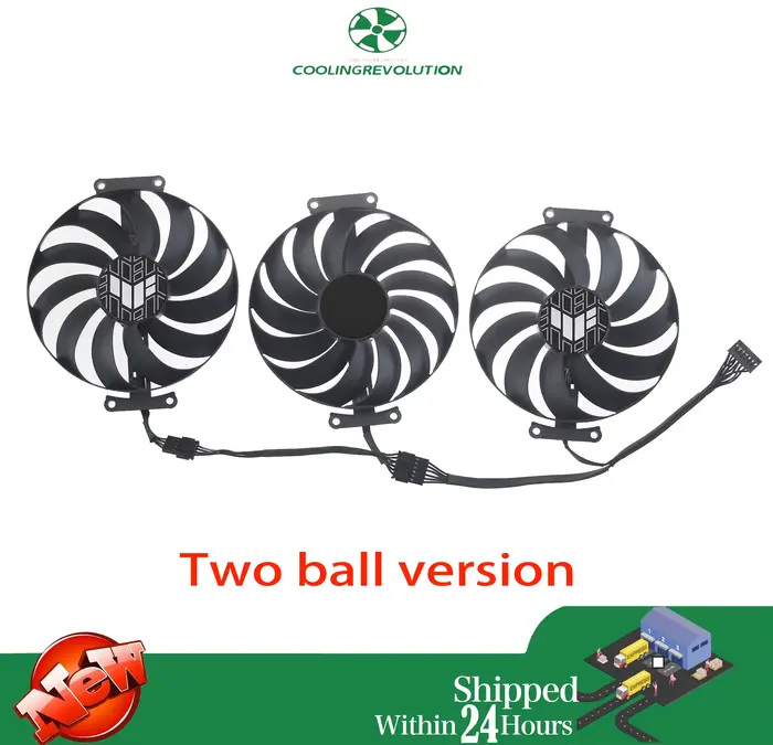 Ventilateur graphique 95MM RX6700XT RX6800 RX6900XT pour carte