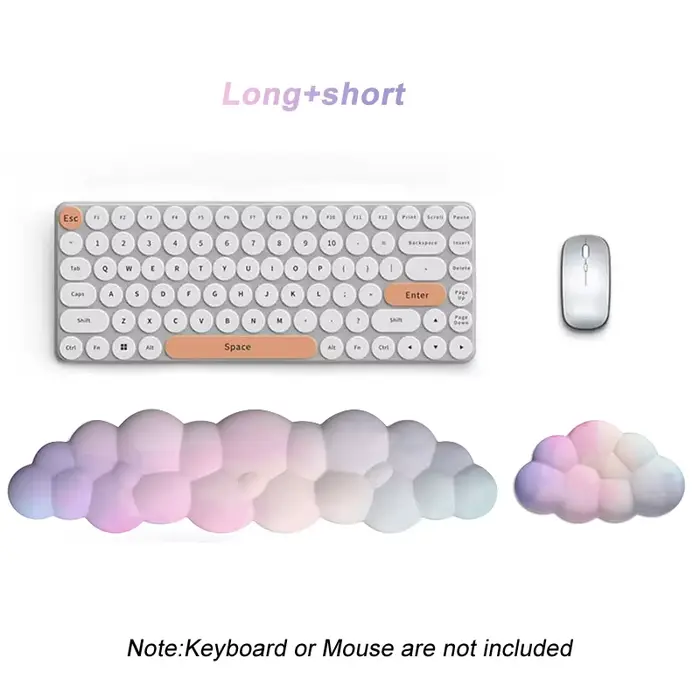 Tapis de clavier de jeu dégradé nuage
