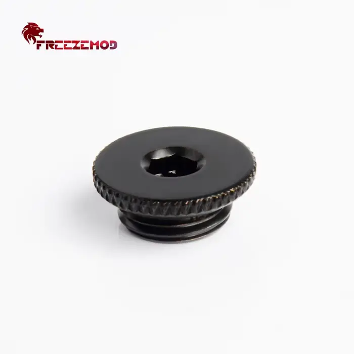 Freezemod PC refroidissement par eau Anti-fuite bouchon d'arrêt HDT-LLJ 1/4 "filetage externe 8mm épaisseur totale