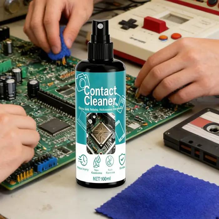 Nettoyant pour contacts électriques en spray 100 ml pour cartes de circuits imprimés, cartes mères, 