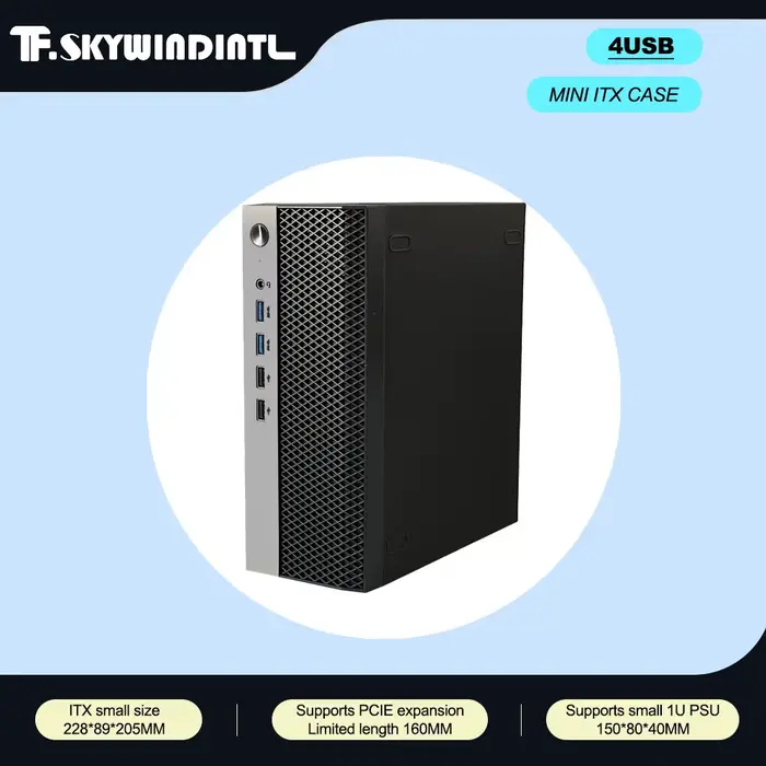 Mini boîtier d'ordinateur ITX Support de châssis HTPC