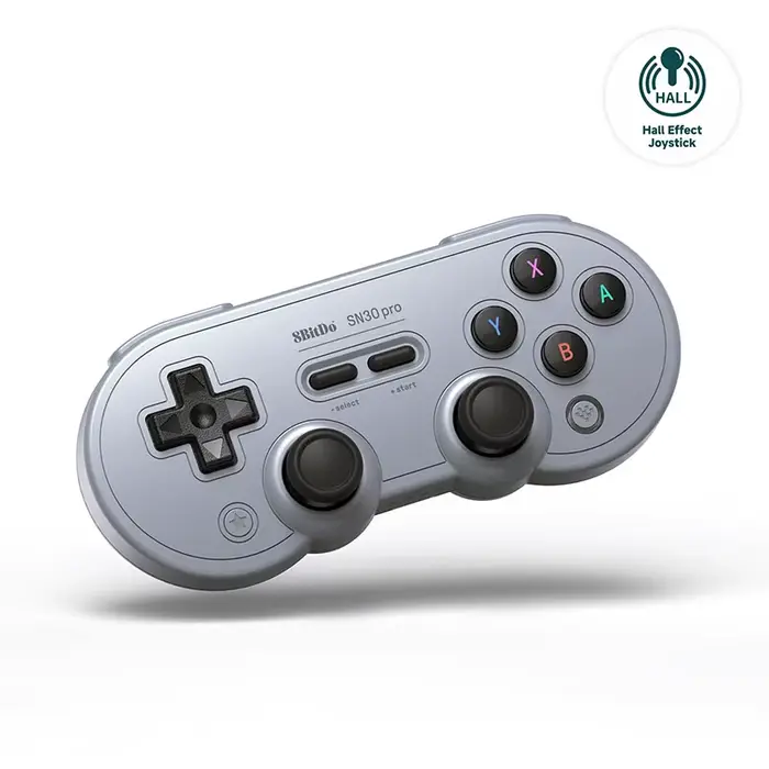 Manette de jeu Bluetooth sans fil 8BitDo SN30 Pro avec effet Hall pour Switch 2, 1, PC, Windows 10,