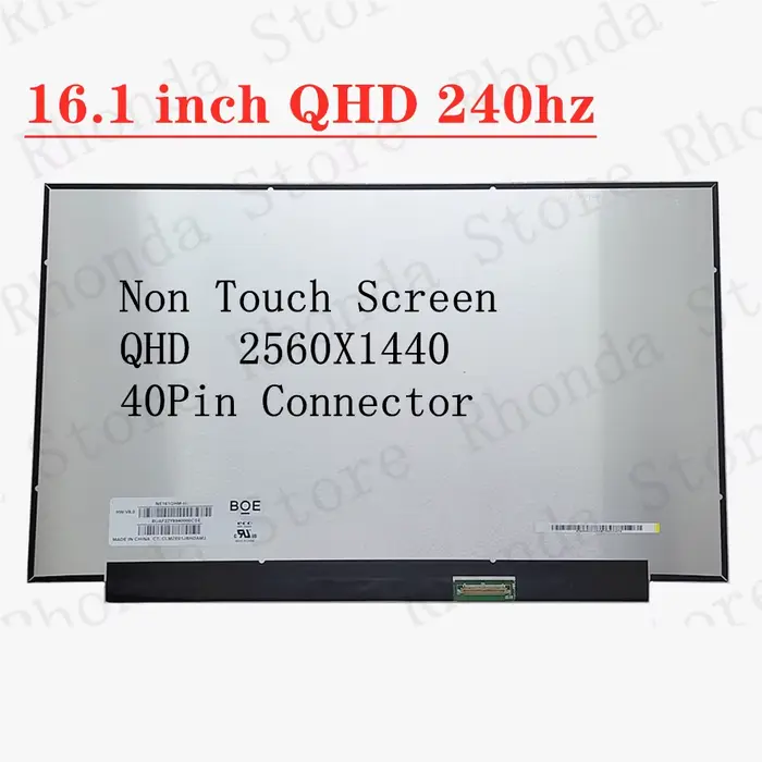 Écran LCD matriciel pour ordinateur portable HP OMEN, 16.1 pouces, QHD, 240Hz, IER, wf0032TX, IER, w