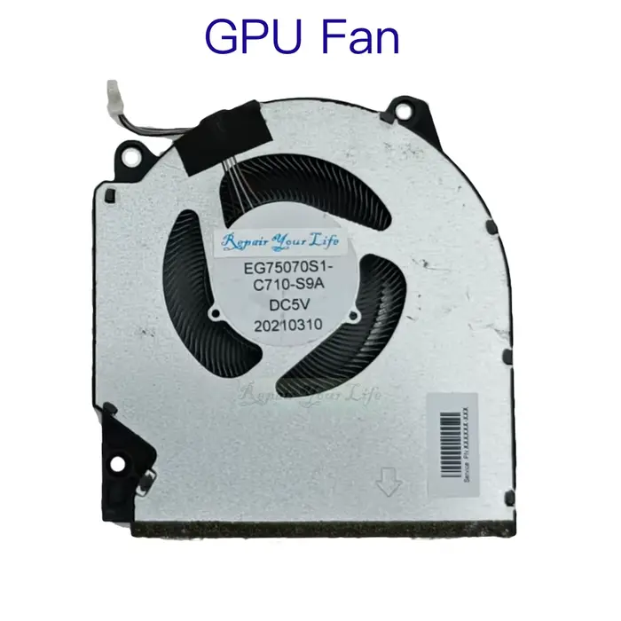 Ventilateur de refroidissement pour ordinateur portable HP VICTUS 16-D 16-d0185 16-E 16-e0011ns TPN-Q263 TPN-Q264