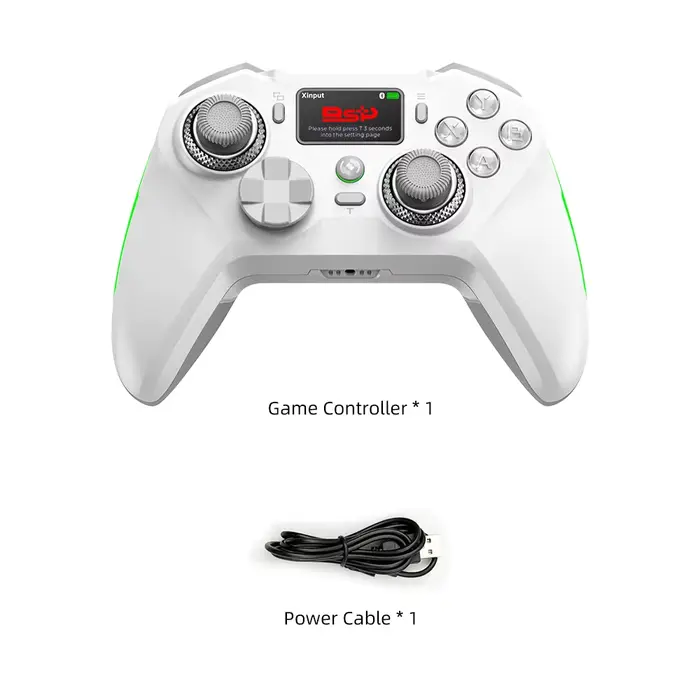 Manette de jeu sans fil pour PC/Console Switch OLED/Lite avec écran interactif, stick à effet Hall, 