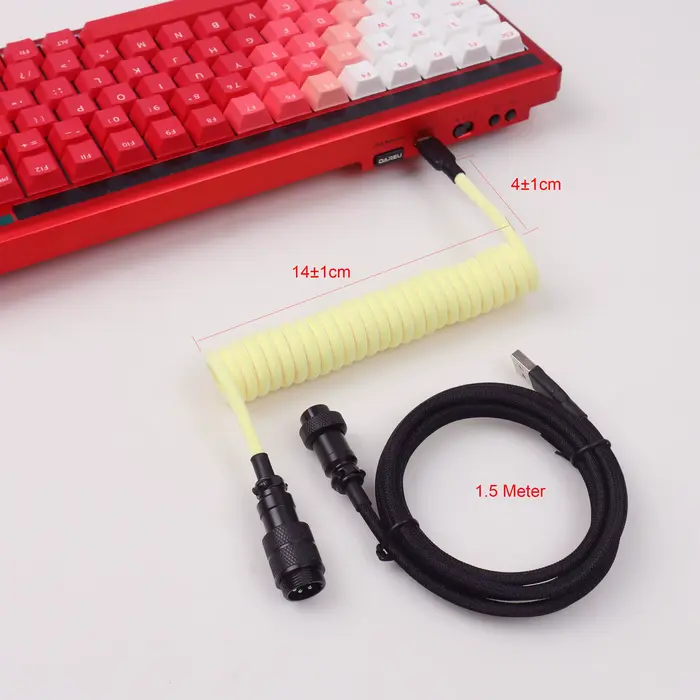 LANO USB A à Type C pour clavier de jeu mécanique