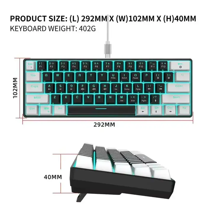 Clavier mécanique 60%