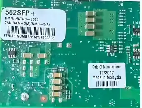 carte réseau 562SFP+ 727055-B21 790316-001 double port 10G