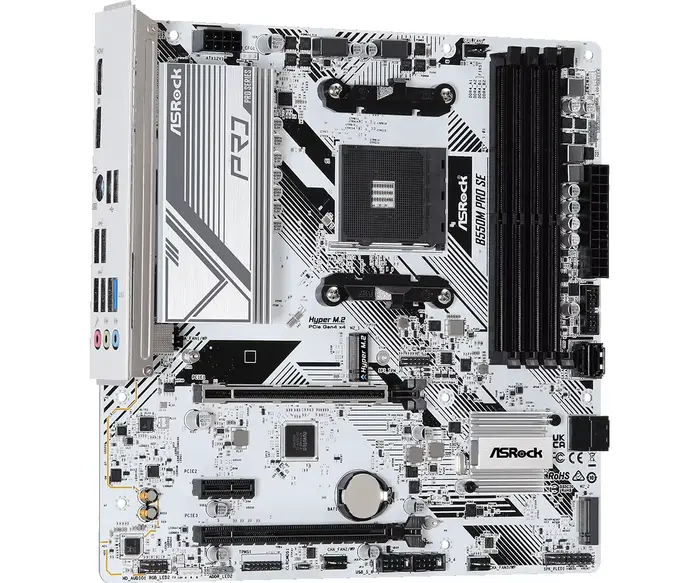ASRock B550M PRO SE carte mère de bureau de jeu AMD PRO565 Chipset-Socket AM4-Micro ATX -Ryzen 5