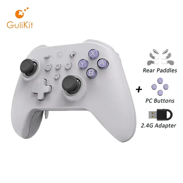 Manette de jeu GuliKit KK3 MAX NS39 KingKong 3 avec manettes et déclencheurs à effet Hall pour Windows Nintendo Switch Android iOS