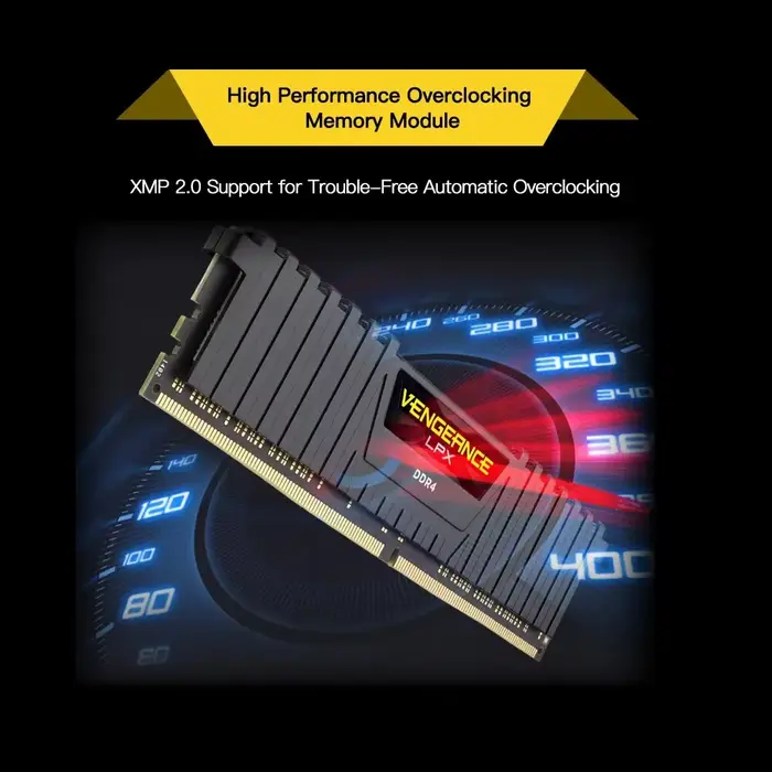 Corsair Vengeance LPX 8 Go DDR4 3600 MHz 3200 MHz 2666 MHz 2400 MHz 1