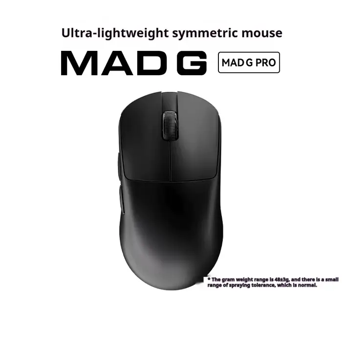 MADLIONS-Souris sans fil MAD G Max, 8KHz, Nordic 52840, PAW3395, Légère, Ordinateur portable, Esport