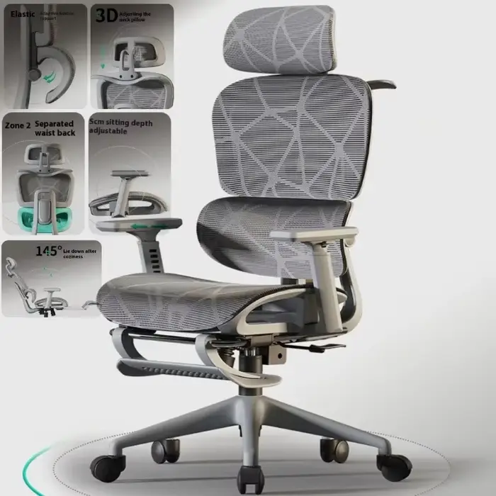 Chaise de bureau à dossier haut
