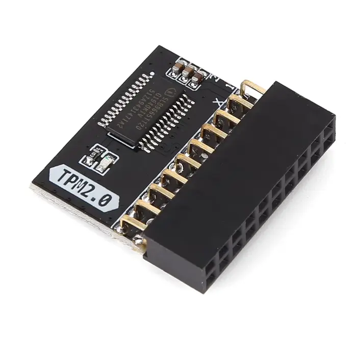 Module de cryptage TPM 2.0, pièce de rechange pour carte mère, carte TPM à distance de 4 Go, 20-1 br