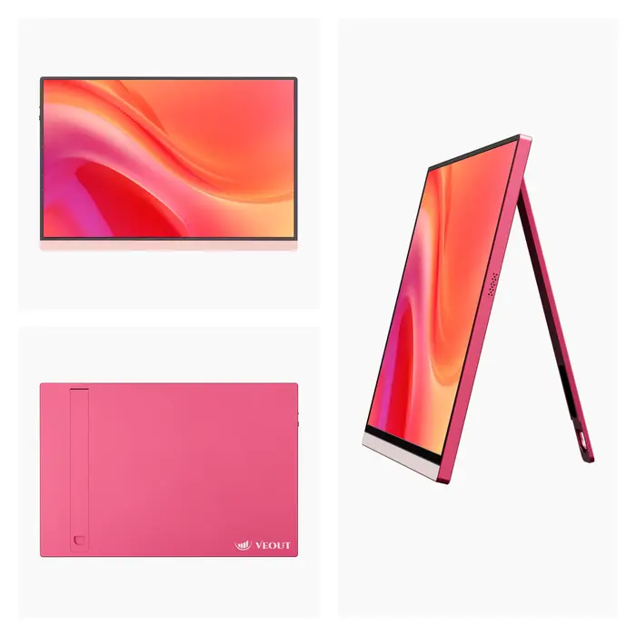 VEOUT Moniteur portable de jeu 16 pouces 60 Hz pour ordinateur portable, 16:10 IPS 1200P Écran LCD F