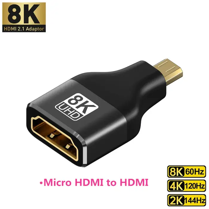 Adaptateur Compatible HDMI Mini/Micro HDMI vers HDMI