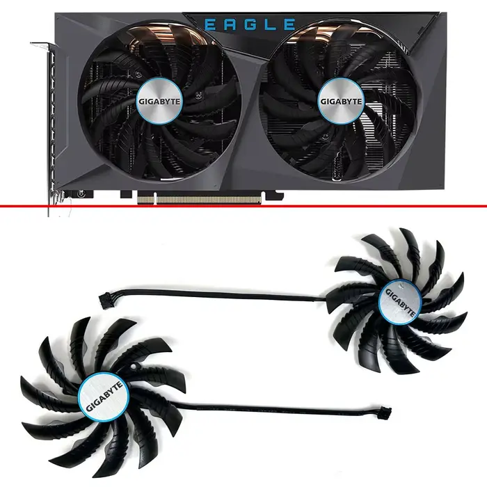 Ventilateur de refroidissement pour carte graphique Gigabyte GeForce RTX 3060 3060Ti EAGLE OC 95MM PLD10010S12H RTX3060 RTX3060Ti