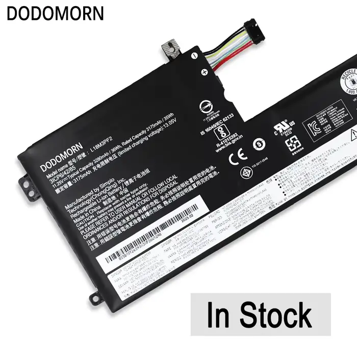 Nouvelle batterie d'ordinateur portable L18M3PF2 L18C3PF2 pour Lenovo urgence apad L340 L340-15 L340-15API L340-15IWL L340-17 L340-17API V155-15API série