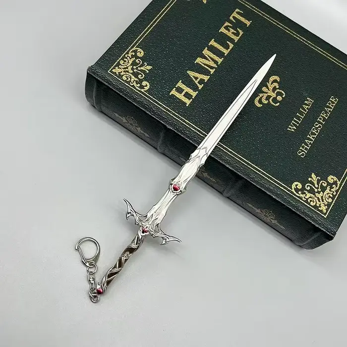 Épée longue Githyanki 22 cm Baldur's Gate 3 Périphériques de jeu Arme en métal Modèle 1: 6 Équipemen