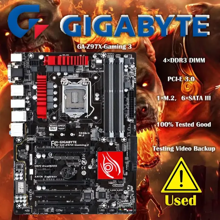 Gigabyte GA Z97X Gaming 3 LGA 1150 DDR3 Z97X-Gaming 3 USB2.0 USB3.0 32 Go Z97 Carte mère