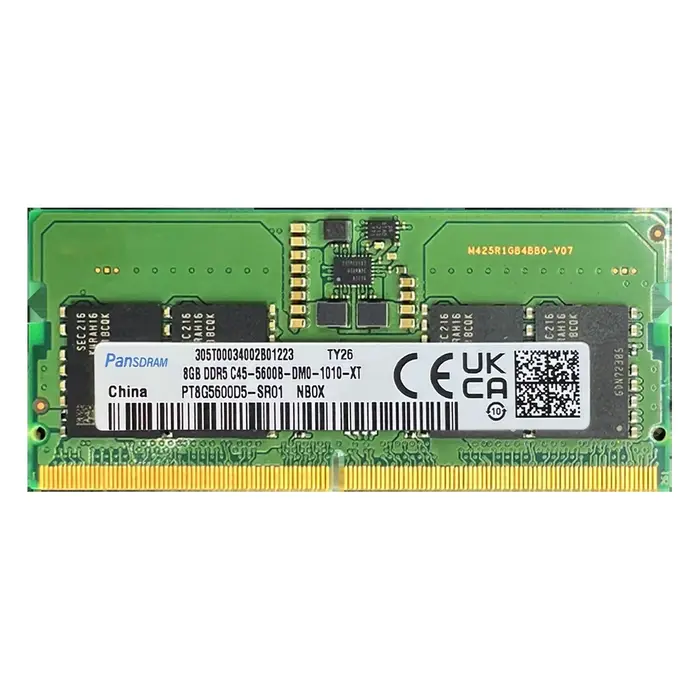 Mémoire RAM pour ordinateur portable Pansdram DDR5 8 Go 16 Go 32 Go 4800 5600 PC5 38400 44800