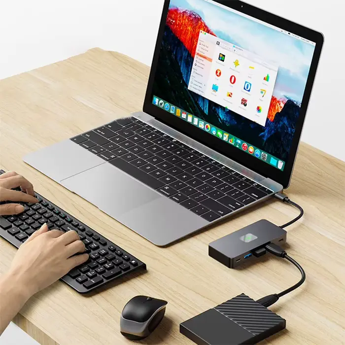 Station d'accueil 4K compatible HDMI pour touristes