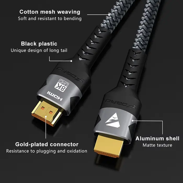 Câble HDMI 8K @ 60Hz 4k @ 120Hz