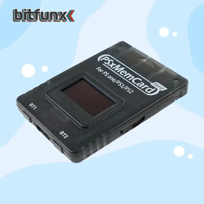 Bitfunx PSxMemCard Gen2 Sd2psXtd pour Stocker les Sauvegardes des Jeux PS1 et PS2 pour Consoles