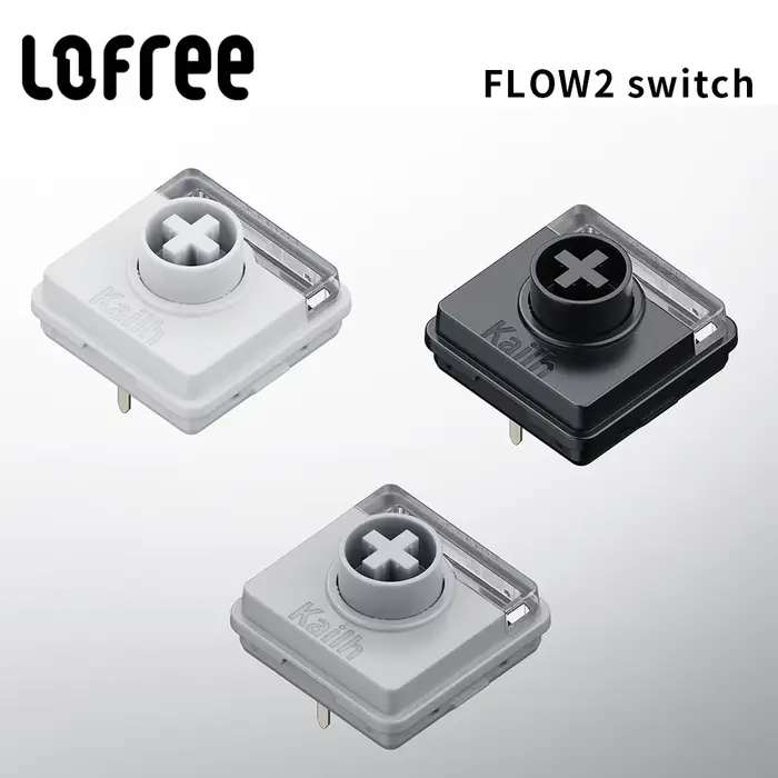 Lofree FLOW2 POM commutateur de clavier mécanique à arbre bas série Cloud personnalisation d'arbre FLOW2 échange à chaud personnalisation Kailh