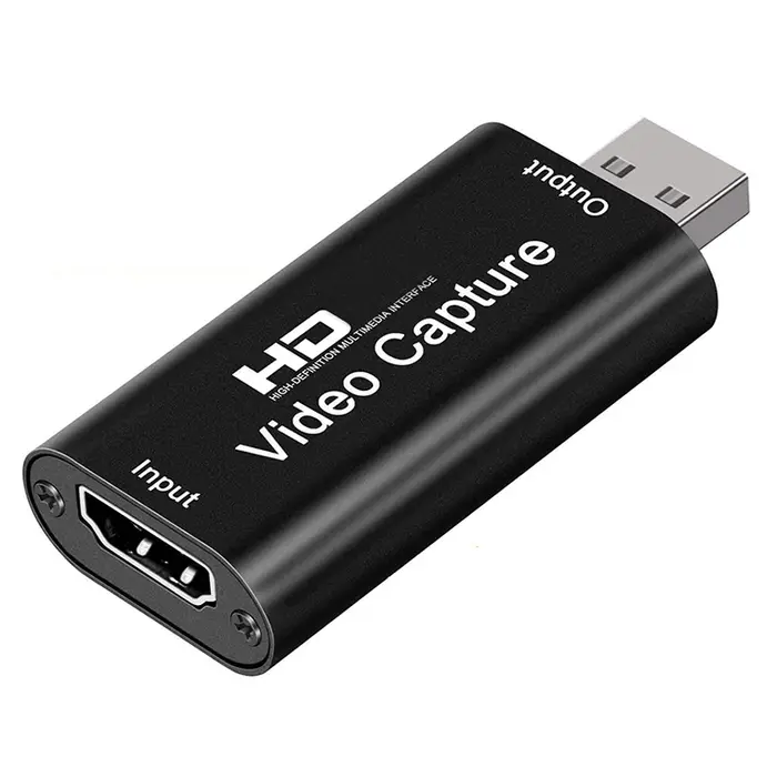 Carte d'acquisition vidéo en métal 4K, compatible HDMI, USB 2.0, pour jeu PS4, caméscope DVD, caméra, enregistrement vidéo, Streaming en direct