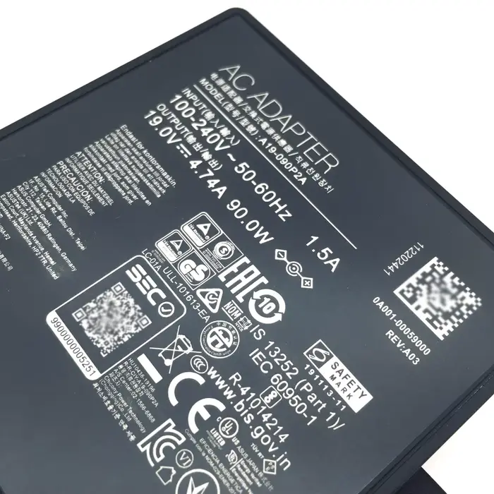 Group chargeur d'ordinateur portable adaptateur secteur pour ASUS A19-090P2A X1603Z 19V 4.74A 90W câble d'alimentation
