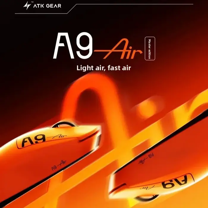 Nouveau ATK A9 Air Ultimate souris de jeu sans fil Bluetooth léger PAW3950 Ultra double 8K Esports