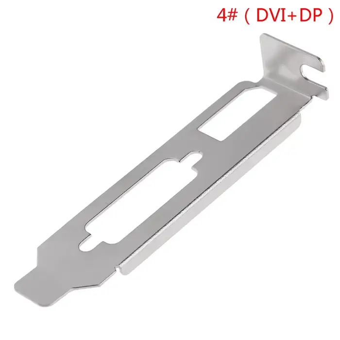 Adaptateur de support à profil bas ou haut, Port de déflecteur DVI DP VGA pour jeu de cartes graphiq