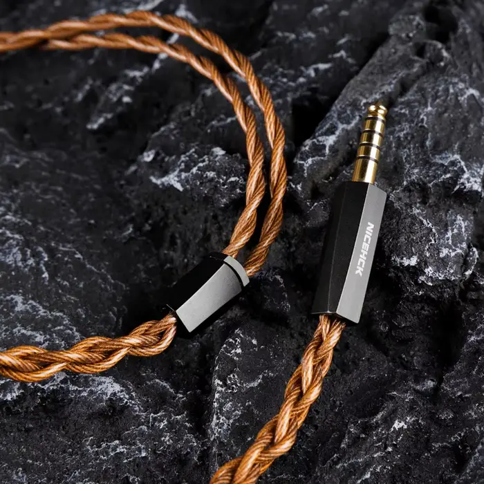 NICEHCK OurLaura 16.6AWG câble pour écouteurs Triple Composite britannique haute conductivité cuivre