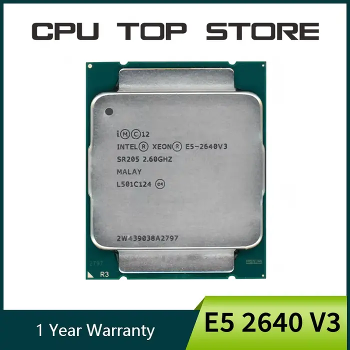 Processeur Intel Xeon E5 2640 V3 2640V3 2,6 GHz 8 cœurs LGA 2011-3