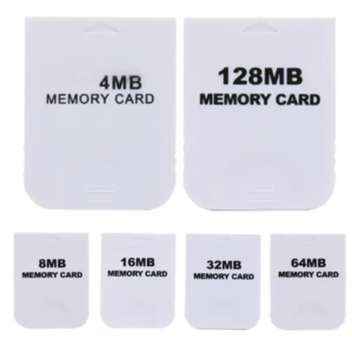 Carte mémoire 8M/16M/32M/64M/128M pour GameCube pour NGC pour accessoires de jeu Wii cartes de stockage