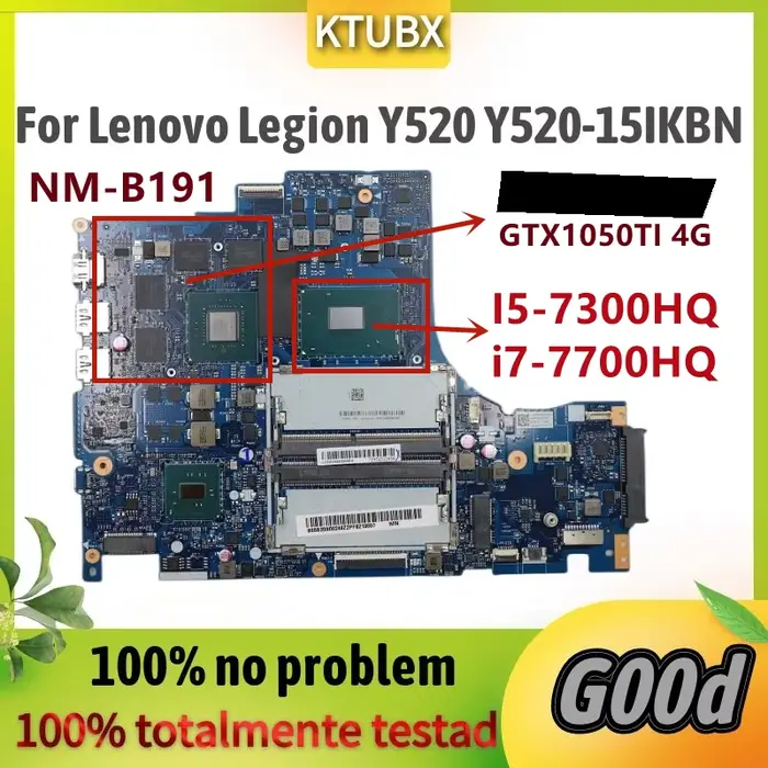 B191. pour Lenovo Legion Y520 Y520-15IKBN carte mère d'ordinateur portable