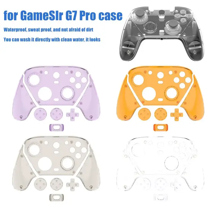 Panneau de remplacement transparent pour manette de jeu GameSir G7 Pro version PC