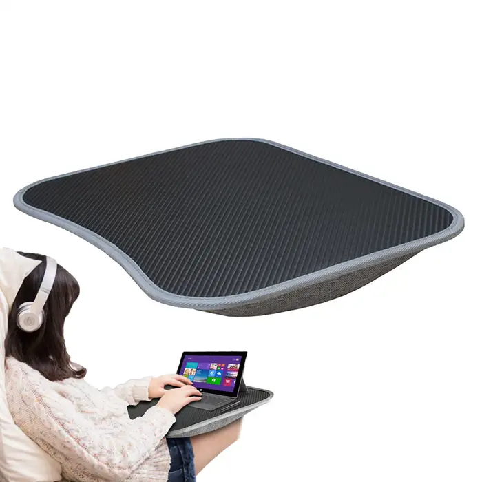 Support pour ordinateur portable avec coussin moelleux