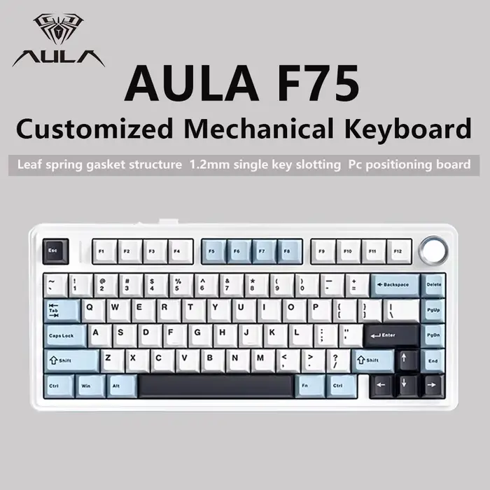 Clavier mécanique de jeu F75 2.4G