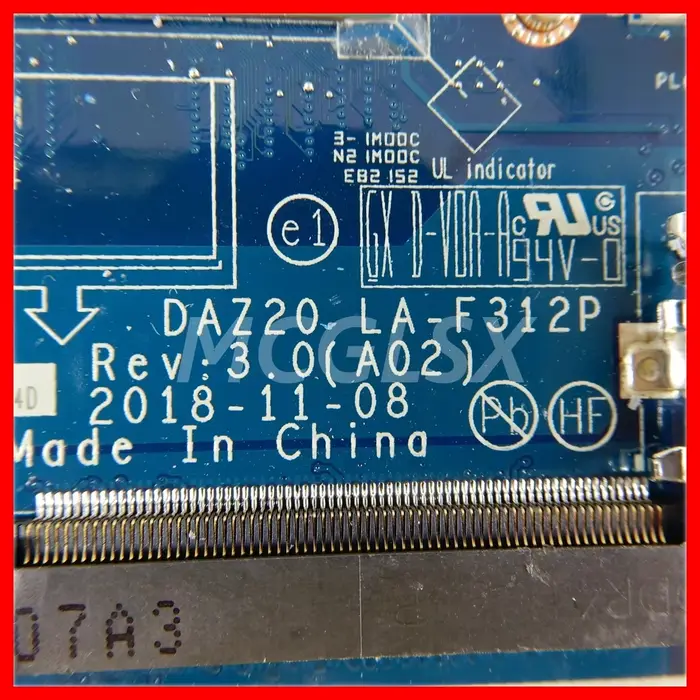 F312P carte mère pour Dell Latitude 7290 7390