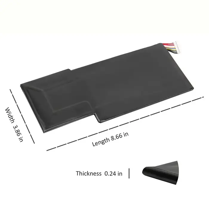 Batterie d'ordinateur portable d'origine pour gelée GF65 Mince 9SD 9SE 9SEX 9SEPoly 10SDR 10SE GSCafe VR BTY-M6K