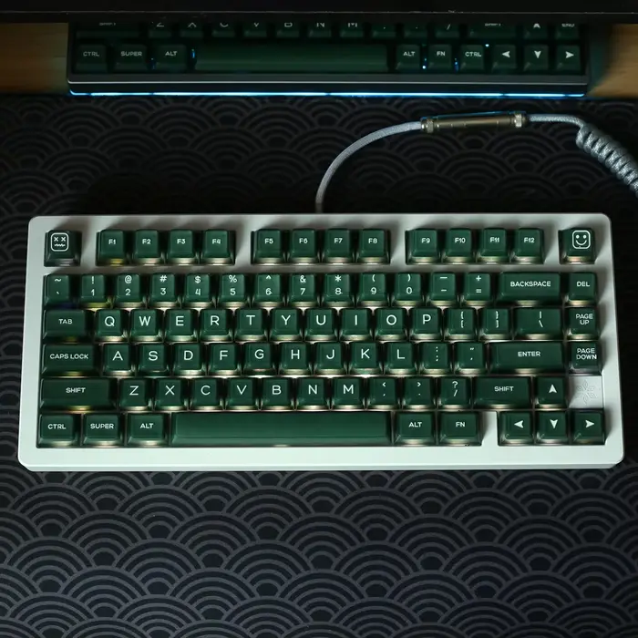 KBDiy SA profil vert translucide Keycaps pour clavier de jeu mécanique 135 touches capuchon Double injection MX commutateurs GMK67 GMK75/68