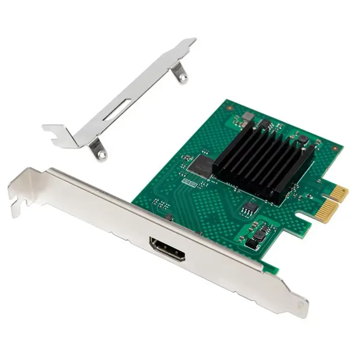 Carte graphique 2D bien fabriquée, puce PCIE X1 vers Port unique, Application d'image, multimédia, C