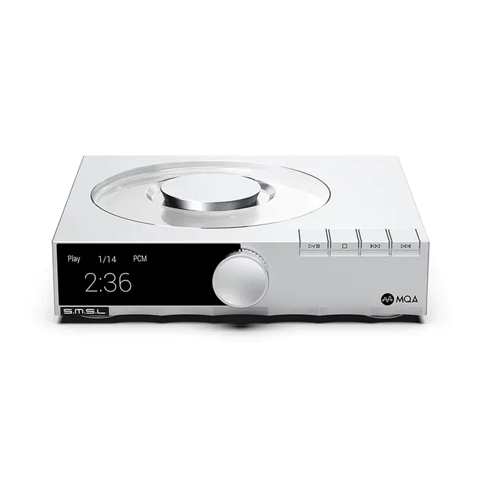 Lecteur CD SMSL PL200T MQA-CD Horloge de transport Entrée et sortie P.A.S.S. sortie optique coaxiale
