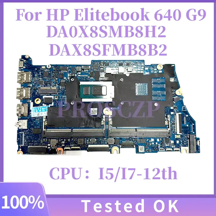 Carte mère pour ordinateur portable HP Elitebook 640 G9 650 G9, avec processeur I3 I5 I7 12e générat