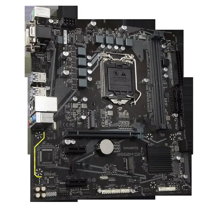 Gigabyte B560M D2V cartes mères LGA 1200 DDR4 64GB M-ATX pour carte mère de bureau Intel B560 M.2 SATA III USB3.0