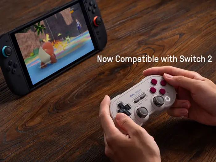 Manette de jeu sans fil Bluetooth 8Bitdo SN30 Pro avec effet Hall pour Switch 2, MacOS, Android, Ras