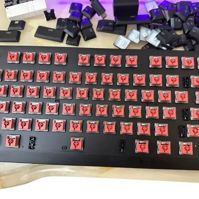 Commutateurs optiques rétroéclairés à arbre bas 31BA pour DeathStalker V2 Office eSports