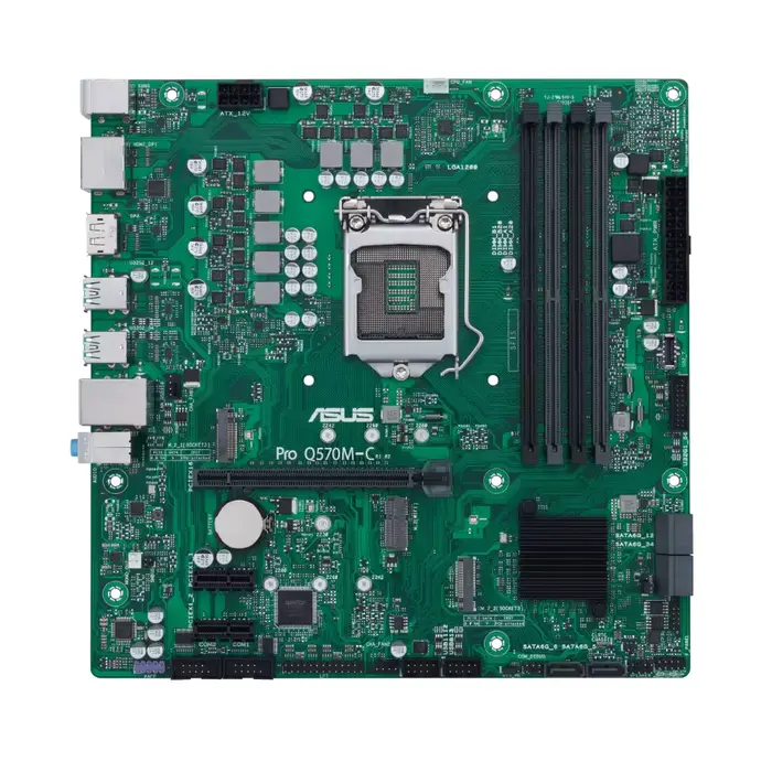 Carte mère ASUS PRO Q570M-C compatible avec les processeurs 10700F 11700F 11600K 10400F 11400F 11900K
